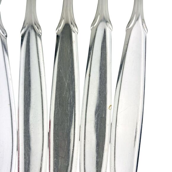 6 x Oneida Berkshire Dinner Forks Stainless 18/10 Glossy 8 1/8” Flatware Fork - Picture 4 of 11